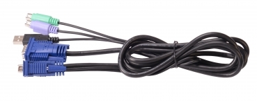 KD-KAB-102-4 - AS-Serie, 4in1 Kabel für Combo KVM-Switch, Länge=1,8m