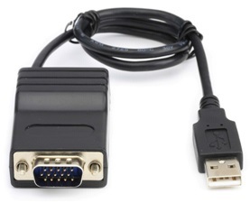 Dongle-USB-V3 - für Cat.5 KVM, 1x VGA und 1x USB